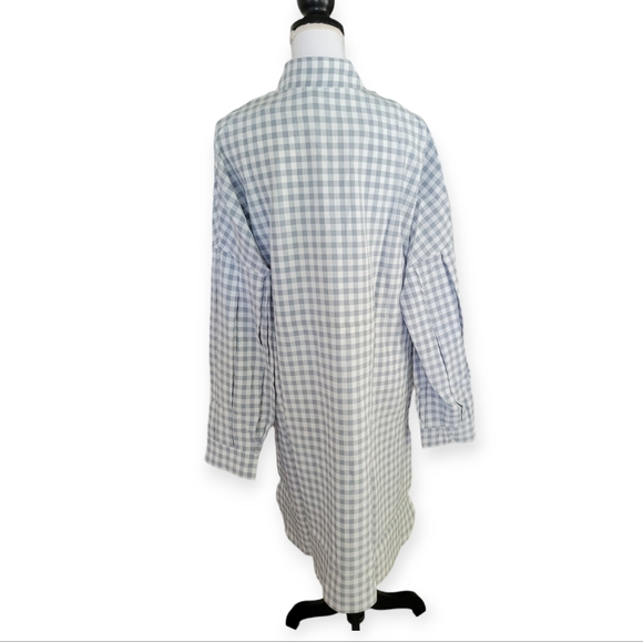 Anthropologie English Factory Checkered Balloon Sleeve Jacket - Picture 6 of 10